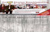 Die Kärntner Brauchtumsmesse - · PDF fileASB Quintett Hamat Xong (Ltg. Gudrun Mehringer-Thaler) Kindervolkstanzgruppe Glantaler Spatzen (Ltg.Silvia Egger) Landjugend Himmelberg (Ltg.