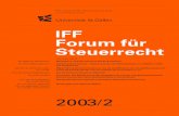 10702 Pc IFF US 4 Seiten - · PDF fileRealisation und Zurechnung des Einkommens Harmful Tax Practices – Auswirkungen der Bestrebungen von OECD und EU auf die Schweiz Répartitions