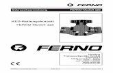 KED-Rettungskorsett FERNO-Modell 125mebino.de/files/KEDsystem.pdf · ©FERNO Transportgeräte GmbH Seite 3/16 OM-125-02 / Januar 2004 Gebrauchsanweisung FERNO-Modell 125 Wichtige