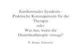 Kardiorenales Syndrom - Praktische Konsequenzen für die ... · PDF fileKardiorenales Syndrom - Praktische Konsequenzen für die Therapie oder Was tun, wenn die Diuretikatherapie versagt?