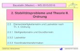 2. Stabilitätsprobleme und Theorie II.  · PDF filesinh cosh 2 cosh 1 sinh