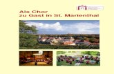 Als Chor zu Gast in St. Marienthal · PDF file2 Lassen Sie Ihre Veranstaltung in St. Marienthal für Ihren Chor zu einem unvergessenen Erlebnis werden Ihre Chorproben in unseren Räumen