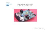 Power Amplifier - MyWWW ZHAW · PDF file4 Maximales Ausgangssignal Klasse A ergibt sich mit Arbeitspunkt Q in der Mitte der AC-Lastgeraden Repetition: Klasse A Verstärker AC-Last:
