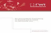 Jahrgang 63 (2012) Heft 2 - RWI · PDF fileProf. Dr. Claudia M. Buch; Prof. Michael C. Burda, Ph.D.; ... 1 Abgeschlossen am 10. September 2012. Wir danken Annika Schnücker und Karoline