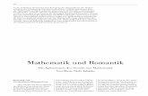 Mathematik und Romantik - uni-due.de · PDF file30 Romantik und Humboldtsche Bildungsreform 1810 wurden mit der Gründung der Berliner Universität die ‚Hum-boldtschen Bildungsreformen’