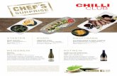 SUSHI HAUPTGANG - chilliclub- · PDF fileSUSHI AMMONIT ROLL Lachs / Tuna / Gurke / Wasabi- Crème Fraîche (1,g,j) / Bergpfeffer / Avocado Topping 15 € WEISSWEIN Riesling (l) 0,2L