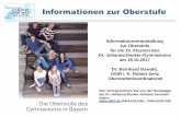 Informationen zur Oberstufe - djds.de · PDF fileZulassung zum Abitur Mindestens 200 Punkte (von möglichen 600) während der Qualifikationsphase (Durchschnitt 5 Punkte)