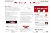 TIMES - Physio  · PDF filePHYSIO TEAM UNTERFÖHRING PHYSIO – TIMES  für Ihre Gesundheit 10. Ausgabe 10. Ausgabe Unterföhring, Unterföhring, Unterföhring