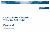 Analytische Chemie I Prof. O. Schmitz Übung 5 · PDF fileSven Meckelmann Definition1: „[] Mindestzahl von Stellen, die benötigt wird, um bei wissenschaftlichen Aussagen einen Zahlenwert