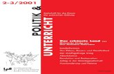 2-3/2001 POLITIK & der politischen · PDF file2-3/2001 2. + 3. Quartal 27. Jahrgang POLITIK & UNTERRICHT INHALT DAS SCHÖNSTE LAND Historische Lieder aus dem deutschen Südwesten Vorwort