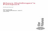 Klaus Doldinger’s Passport - koelner- · PDF file2 ZUM KONZERT Klaus Doldinger’s Passport Gelegentlich bemühen Vertreter der schreibenden Zunft blu-mige Vergleiche, wenn es gilt,