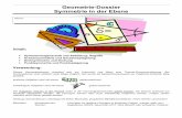 Geometrie-Dossier Symmetrie in der · PDF fileGeometrie-Dossier Symmetrie in der Ebene Inhalt: • Symmetrieeigenschaft und Abbildung: Begriffe • Achsensymmetrie und Geradenspiegelung