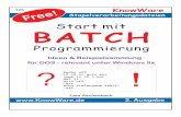 Start mit BATCH -  · PDF fileBatch ' Lars Aschenbach - Batchprogrammierung - 06-03-04 7 besitzen, die mit DR-DOS, bzw. NWDOS definiert ist. Es reicht ja aus zu prüfen, ob die