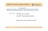 FORUM PFLEGE GESELLSCHAFT - news.eformation.denews.eformation.de/v3/client/media/427/data/20266.pdf · Pflegeprozessplanung auf der Basis von RiP Problem/ Ressource Ziele Maßnahmen
