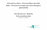 Deutsche Gesellschaft für Pastoralpsychologie (DGfP ... · PDF fileA. Pastoralpsychologische Weiterbildung in Seelsorge (KSA) (siehe auch Anhang A) A 1. Zielgruppe KSA richtet sich