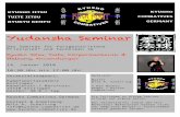 Yudansha Seminar - kyusho- · PDF fileYudansha Seminar Das Seminar für fortgeschrittene Prinzipien* und Techniken im Kyusho Jitsu, Tuite, Körpermechanik & Stellung, Anwendungen 14