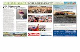 DIE MALLORCA SCHLAGER-PARTY - · PDF file15 Stunden Live-Programm Pfullendorf (kaj) Man braucht kein teures Flugticket, man muss nicht mal Koffer packen: Auch in der Heimat wird Mal-lorca-Feeling
