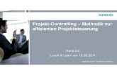 Projekt-Controlling – Methodik zur effizienten ...w3.siemens.com/mcms/engineering-consulting/.../Projekt_Controlling.pdf · © Siemens AG 2011. Alle Rechte vorbehalten. Seite 2