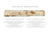 TALMUD JMMANUEL - Billy Books 比利叢書 · PDF fileTALMUD JMMANUEL Abbildung einer 8000 Jahre alten Schrift, in der die Prophetenreihe genannt wird. Übersetzung aus dem