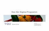 Das Six Sigma-Programm - tqu-group.com · PDF fileAG Winterthur Daniel Eiche Das Six Sigma-Programm TQU AG Neumühlestrasse 42 CH-8406 Winterthur winterthur@tqu.com