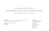 GIZ - Fachtagung Energie und Verkehr 2017 · PDF fileGIZ - Fachtagung Energie und Verkehr 2017 Die Wende gestalten – Energie, Verkehr und Klimaschutz verbinden Bad Lauterberg 26.06.2017