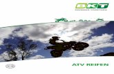 ATV REIFEN -  · PDF fileW 207 ist BKTs ATV-Reifen für Geländefahrzeuge. Das Design bietet beste Traktion unter allen Betriebsbedingungen, ... STD: Standard 11
