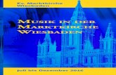 Ev. Marktkirche Wiesbaden - · PDF fileMarcel Dupré (1886-1971) - Prélude et Fugue in H-Dur op. 7/1 n Samstag, 6. August 2016, 11.30 Uhr 1826 Hans Uwe Hielscher Alfred Hollins (1865-1942)