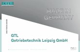 GTL Getriebetechnik Leipzig   GTL Getriebetechnik Leipzig GmbH M info@Ge  T 0049 (0) 34204 396 100 ISO 9001:2008
