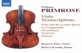Print 557391bk Primrose - Naxos Music Library · PDF fileJamaican Rumba, der auf dem vorliegenden Album allerdings nicht enthalten ist). Die herrlichen Sarasateana, eine Kollektion
