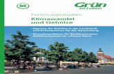 Klimawandel und Gehölze - Grün ist · PDF fileSonderausgabe Grün ist Leben Dünenvegetation an der Nordsee (Texel) Straßenbegleitgrün (bei Tharandt) nur mit besonderem Auf-wand
