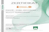 HACCP_Nbg_und_Gabl_2016.pdf - staub- · PDF fileDEKRA Certification GmbH * Handwerkstraße 15 * D-70565 Stuttgart *   Seite 1 von 1 ZERTIFIKAT HACCP – Codex Alimentarius –