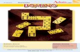 N° 101.677 Bastelidee DOMINO - Bastelbedarf Aduis · PDF fileLegespiel „Domino“ kannst du ganz leicht selber machen und individuell gestalten. Überlege dir zuerst, wie deine