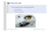 Thema: Radarsensorik in der Fahrzeugtechnik - · PDF fileRadarsensorik für automotiveAnwendung Kurs 21345: Seminar Sensoren Sebastian Weihard, 12.07.2010 Radarsensorik in der Fahrzeugtechnik