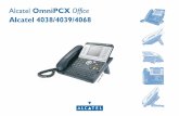 Alcatel OmniPCX Office - uni- · PDF fileEntdecken Sie Ihr Telefon 6 Alcatel 4068 Telefonhörer (schnurloser Hörer - Bluetooth® - nur Alcatel 4068) Buchse zum Anschluss eines Kopfhörers,