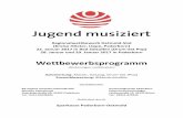 Wettbewerbsprogramm - Kreis  · PDF fileWolfgang Amadeus Mozart (1756-1791) ... Leopold Mozart (1719-1787) ... Notenbuch für klein und groß (9) Kuriose Geschichte