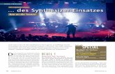 Die 7 goldenen Regeln des Synthesizer-Einsatzesimages.musicstore.de/intershop/workshop/Synthesizer_Teil_2.pdf · im Allgemeinen auch bestens mit den Presets seines Instruments fahren.