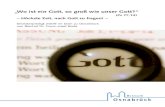Höchste Zeit, nach Gott zu fragen! – - bistum-  · PDF filevon Bischof Dr. Franz-Josef Bode
