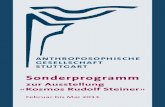 sonderprogramm - rudolf-steiner-2011. · PDF file4 5 editoriAl Der Beginn des Rudolf Steiner Jahres 2011 steht ganz im Zeichen einer gründlichen, offenen und öffentlichen Beschäf-tigung