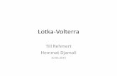 Lotka -Volterra - Institut für Theoretische Physikflohr/lectures/proseminar/ss15/... · Inhalt Motivation Räuber -Beute -System / Lotka -Volterra Eingriffe von außen Logistisches
