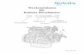 Werkstattdaten für Kubota Dieselmotor D 1005-E · PDF fileWerkstattdaten Kubota Dieselmotor D 1005 - E Blatt 2 von 4 Stand: Januar 2003 Einstelldaten Ventilspiel ... Bestell-Nr.: