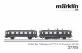 Modell des Triebwagens VT 75.9 mit Beiwagen VB 140 37705 · PDF fileEl mantenimiento 24 Recambios 30 ... had a top speed of 70 km/h or 44 mph and were faster than ... The diesel motor
