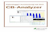 Datenlogger-Auswertung mit dem CB-Analyzer - · PDF fileMittelwerte: Alle im Register Mittelwerte konfigurierten Mittelwerte können für die periodische Speicherung im Datenlogger