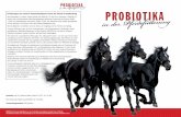 in der Pferdefütterung Erfahfuhng - · PDF fileder Eubiose im Darm für sinnvoll. Da die probiotischen Bakterien jedoch nur vorübergehend am komplexen Stoffwechsel der Darmflora