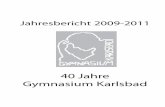 40 Jahre Gymnasium Karlsbad · PDF fileZweiter Preis für die 8b bei CO2-Maus-Wettbewerb ... ligen Lehrerinnen und Lehrer, ... Lars ist das Abitur locker angegangen