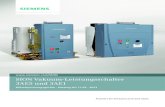 SION Vakuum  · PDF fileAnswers for infrastructure and cities. SION Vakuum-Leistungsschalter 3AE5 und 3AE1 Mittelspannungsgeräte · Katalog HG 11.02 · 2013