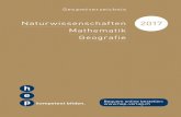 Naturwissenschaften 2017 Mathematik Geografie - · PDF filetelprogramm für das neue Schuljahr 2017/18: ... Merksätze und Aufgaben mit Lösungen. Ein Glossar und ... Arbeitsbuch ISBN