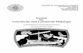 Institut für Griechische und Lateinische Philologie · PDF file[GLP –M5 ] Sprachkompetenz Altgriechisch II (12 LP) Lektüre: 53-410 Plat (Brockmann) Lektüre: 53-410 . Xenophon,