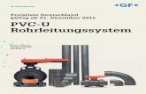 PVC-U - thyssenkrupp Plastics · PDF filePVC-U Rohrleitungssystem Preisliste Deutschland gültig ab 01. Dezember 2015 GF Piping Systems Rohre, Fittings, Handarmaturen aus PVC-U