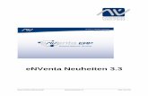 eNVenta ERP Neuheiten 3.3 - · PDF fileDie Software eNVenta ERP® und alle seine Teile inkl. ... Dieses Dokument wurde mit größter Sorgfalt erstellt. ... 4.1 EK in der Vermietung