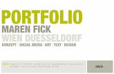 PORtFOLIO - Maren · PDF fileDüsseldorf | +49-171-1712106 | ©Maren Fick Dipl.-Des. (FH) WIEN DUESSELDORF MAREN FICK PORtFOLIO ... ProfessionalT arif. EinH andy gibt Ihnend ie Freiheit,